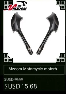 Mzoom Universal Aluminum CNC motorcycle Rearview Side mirror For YAMAHA SMX125