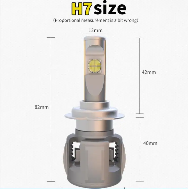 Farol do Carro Turbo Canbus Nenhum Erro Led h7 D4r Cree Xhp70 Chips 15600lm h4 H11 9005 9006 D2s Carro Farol Lâmpadas Par 120 w 10 Lâmpadas do farol do carro (LED)