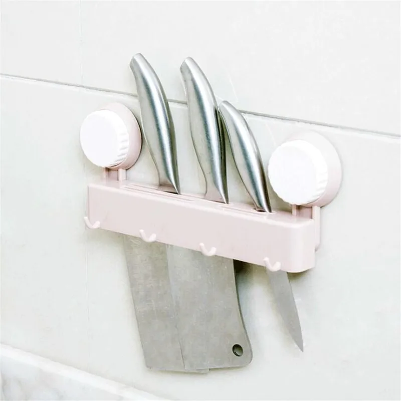

Kitchen Accessories Multi-function Kitchen Knife Storage Rack Powerful Suction Cup Tool Kitchen Utensils Household Rack