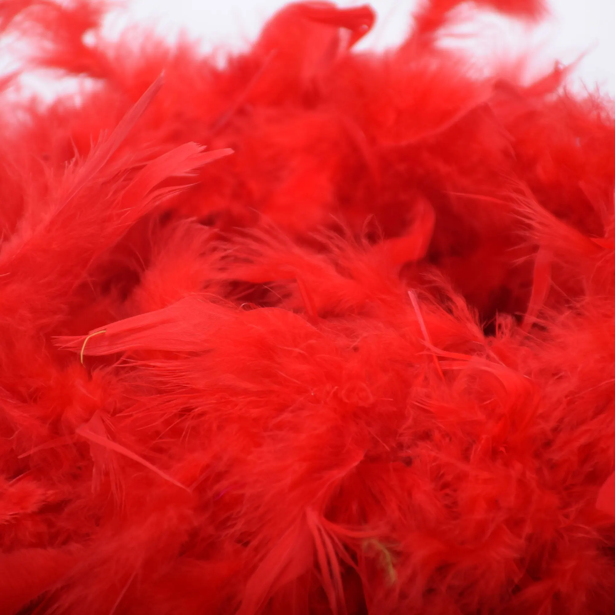 2 м многоцветные пушистые ручной работы страусиные перья boas шарф Одежда для свадьбы День святого Валентина украшения представление танец - Цвет: Красный