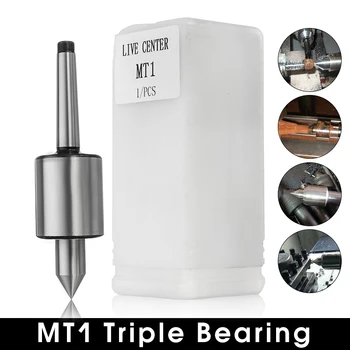 

MT1 Precision Live Center Centre Morse Taper Bearing Lathe Turning Revolving