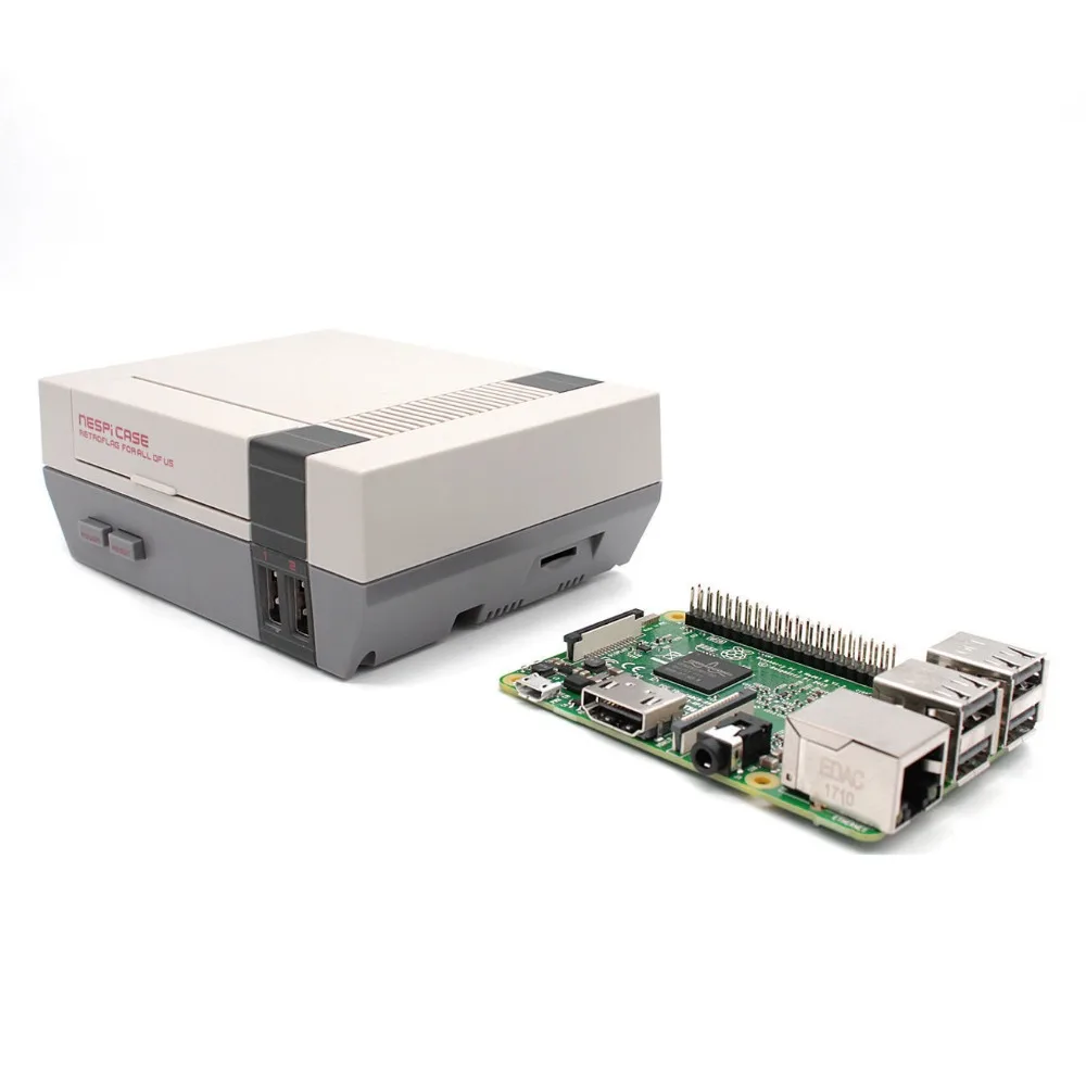 

EastVita New in stock Mini NESPI CASE for Retroflag Nespi Case Designed for Raspberry Pi 3 Model B / 2 Model B r30