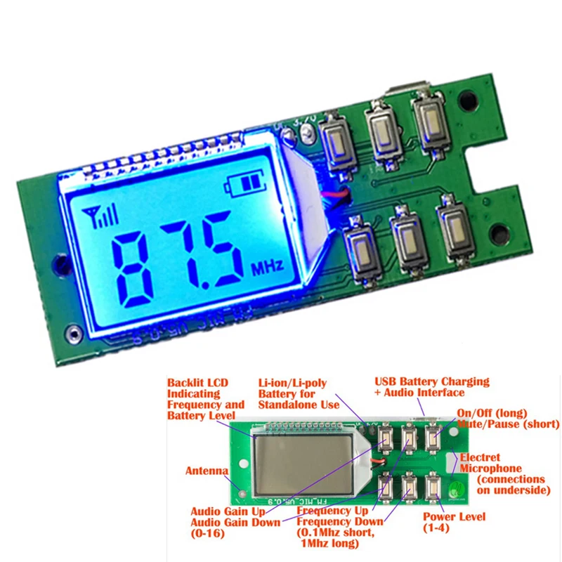 Buy FM Transmitter Module Wireless Microphone Circuit