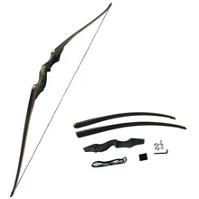 60Inch  Archery American Hunting Recurve Bow Takedown Bow Draw Weight 30-60lbs Right Hand Composite Bow Handle