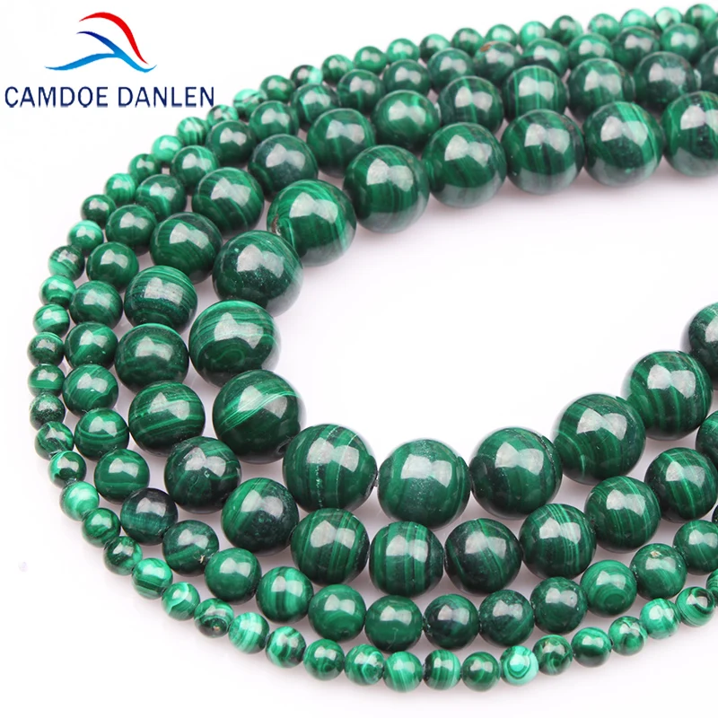 Camdoe Danlen Pietra Naturale Chrysocolla Verde Malachite Perle Tonde 4 6 8 10 12 14 Millimetri Fit Fai Da Te Bead Per Monili Che Fanno Gli Accessori