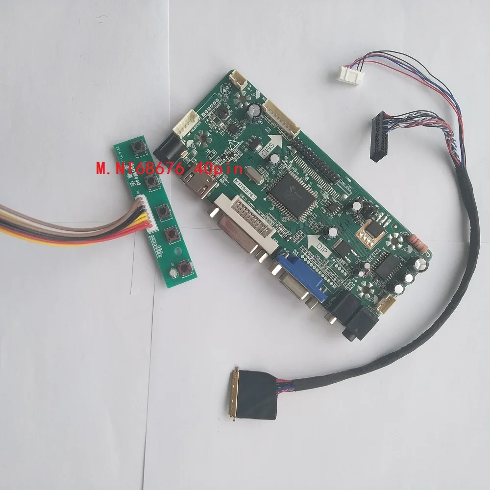 

LCD LED HDMI VGA DVI Controller board kit DIY Audio for LG display LP156WH4(TL)(N2) 1366X768 Panel 15.6" Screen monitor LVDS