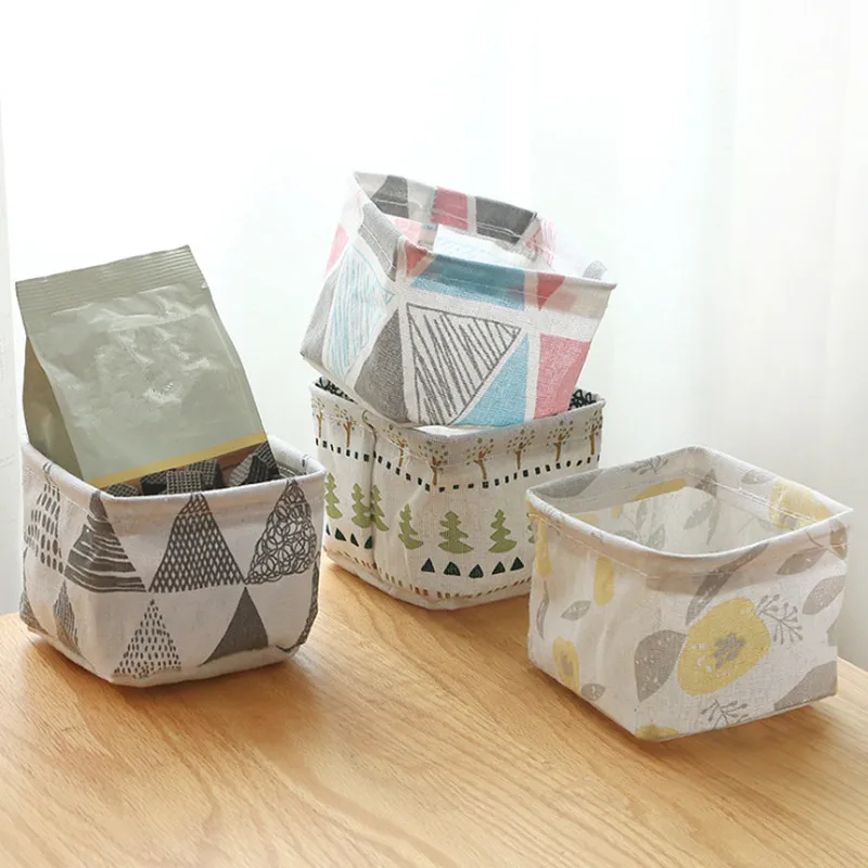 

Foldable Colors Storage Bin Closet Toy Box Container Organizer Fabric Basket Home Desktop Storage Basket Bags Dropshipping