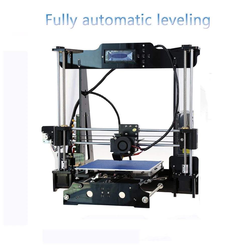 2018 Tronxy 3d Priinter كيت عالية الجودة السيارات التسوية الدقة Reprap 3d طابعة DIY كيت + 1 لفة خيوط 8 GB بطاقة SD كما هدية