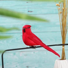 1/2 шт Искусственный Майкл Джексон имитация попугая яркие пены ручной работы из настоящих перьев птица МОДЕЛЬ садовый Свадебный Поставки домашний декор