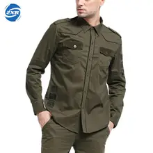 Военная Тактическая камуфляжная Мужская рубашка с длинным рукавом для отдыха, летняя боевая рубашка, камуфляжная дышащая быстросохнущая спортивная рубашка для активного отдыха