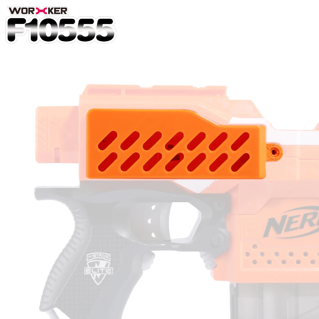 Рабочий f10555 3D печатная Расширенная крышка батареи для Nerf Stryfe