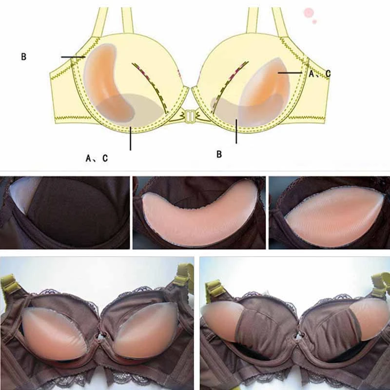 gel inserts for bikini tops