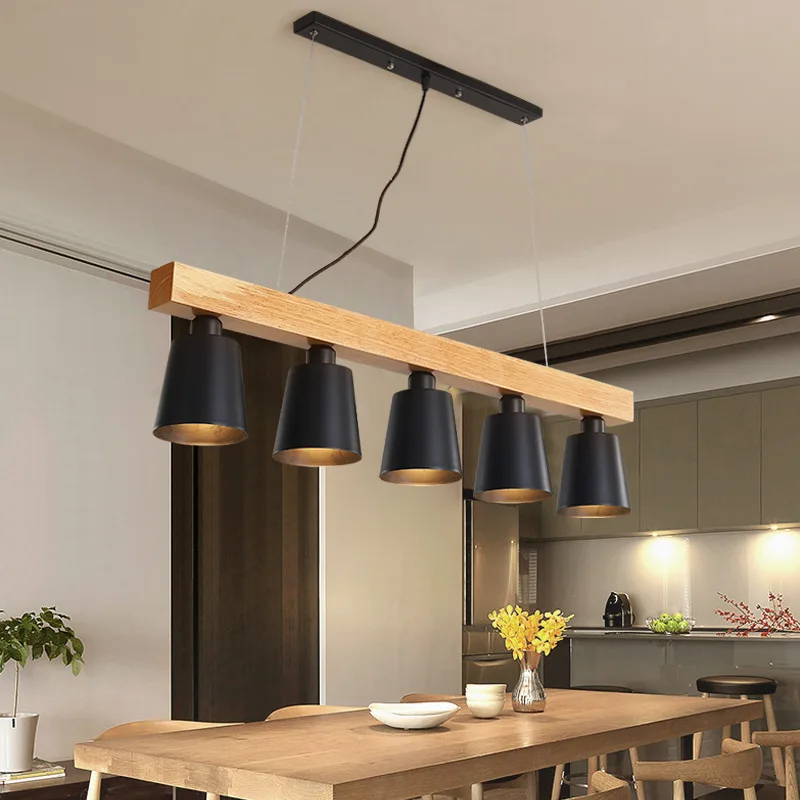  Modern Pendant Lights Wood LED Kitchen Lights LED lamp Dining Room Hanging Lamp Ceiling Lamps Light - 32908108577