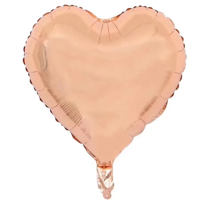 Шар цвета розового золота любовь шар шарики для день рождения День Святого Валентина воздушные шары для дня рождения подарок большой гигантский Свадебная вечеринка украшения - Цвет: 18inch 1pcs
