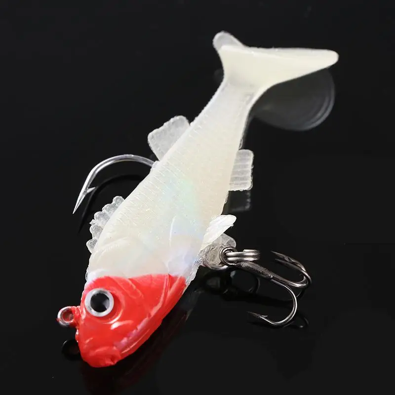 

6.5cm Soft Fishing Lure Bait Tackle Hooks 3D Fisheye Bionic Crankbait Equipment