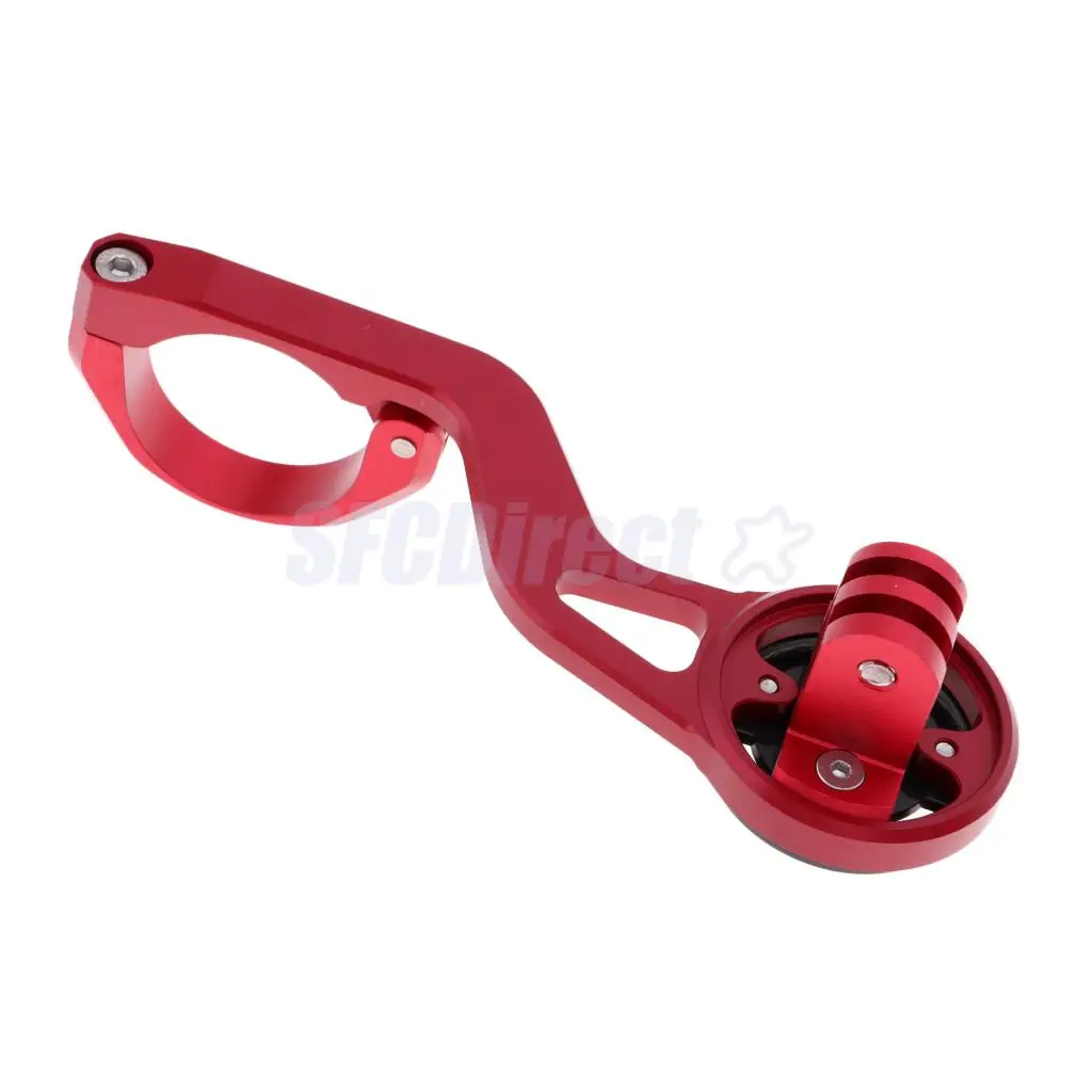 Aluminum Alloy Bicycle Stem Computer Mount Holder Bike Handlebar Extension Bracket Adapter Cycling GPS Speedometer Mount Bracket