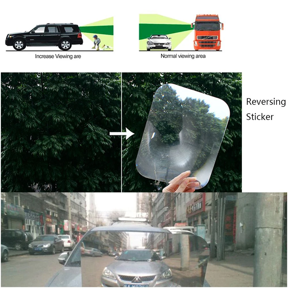 1PC Car reversing sticker car parking stick Car wide angle reversible