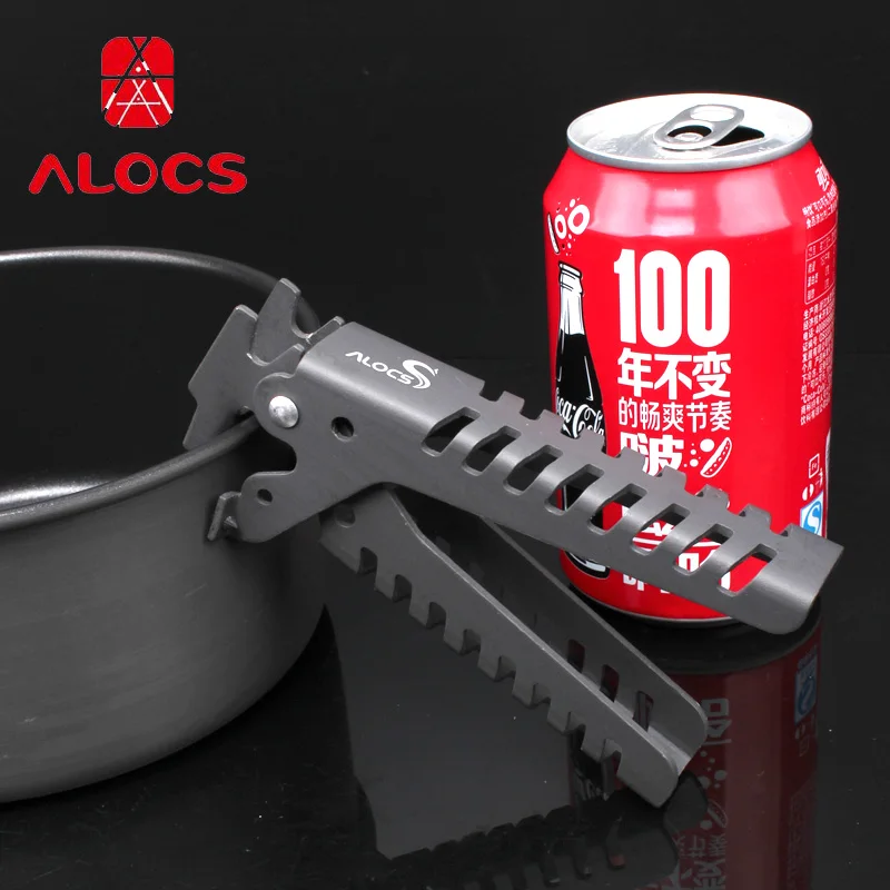 

Alocs Outdoor Camping anti-hot anti-scraping gripper pans handle cookware pot clip arm holder cw-g03