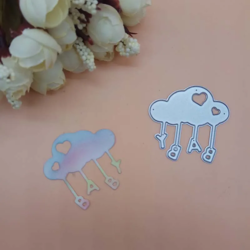 Облако Детские слова буквы Baby Shower новые режущие штампы Скрапбукинг