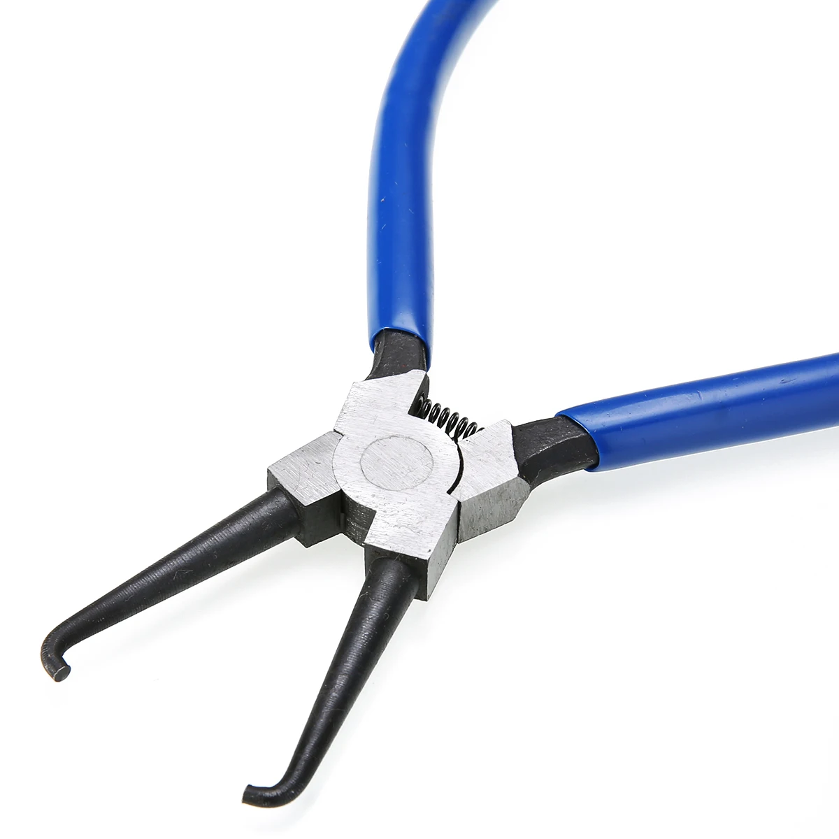 Portable Fuel Plier Iron Joint Pliers Fuel Hose Pipe Buckle Removal Caliper Fits for Car Auto Repair Hand Tool with Blue Handle