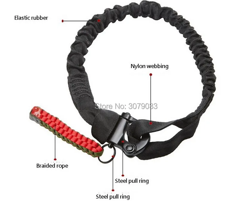 Военный защитный ремешок, веревка, БЫСТРОРАЗЪЕМНАЯ веревка для скалолазания, тактическая Защитная стропа для охоты на открытом воздухе