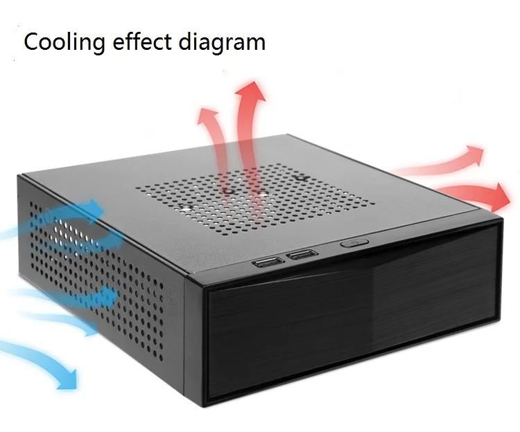 M05 MD03 MD01 компьютерный корпус ITX шасси небольшой мини горизонтальный для htpc маленький компьютерный чехол