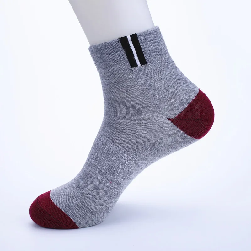 New Series Comfortable White men's socks Cotton Absorbent sweat deodorant tube socks 5 stylein
