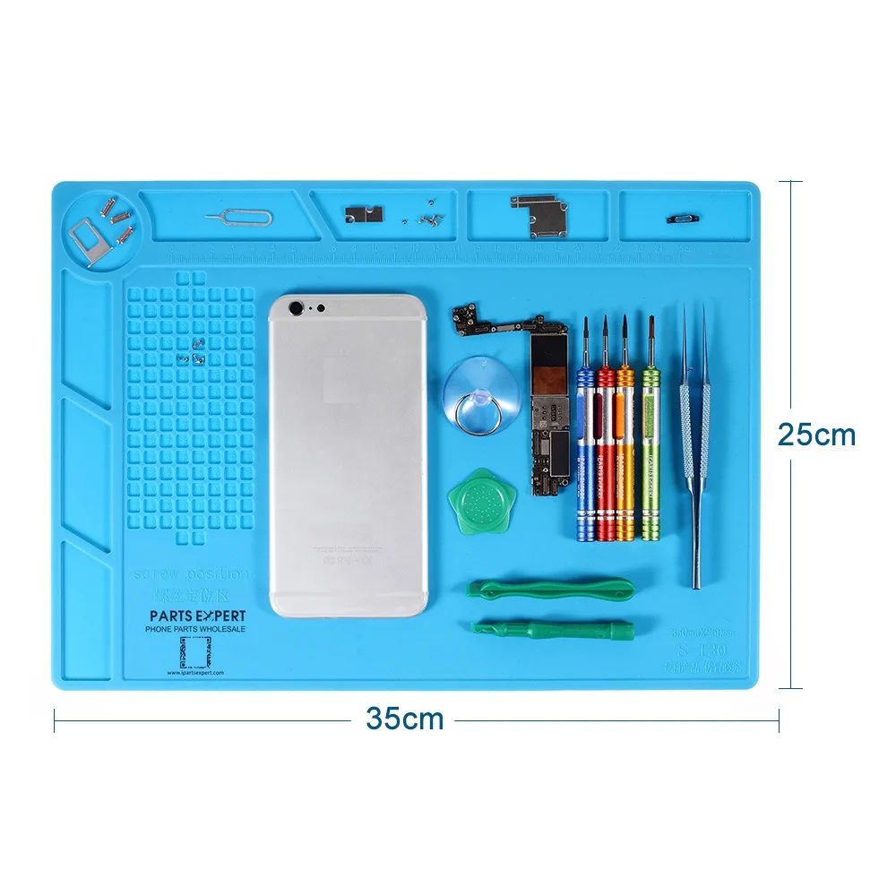 Phone Repairing Mat Heat Insulation Silicone Maintenance Pad for Mobile