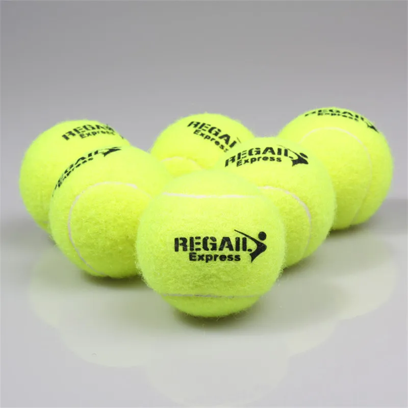 

1 piece durable diameter 64mm Beginner tennis balls trainer tenis tennisballen ball yellow for traning youngsters free shipping