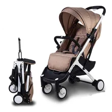YOYAplus, четыре колеса, легкая детская коляска, складные амортизаторы, детская коляска