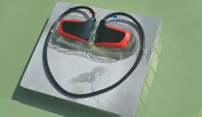 FENGBU W262 подарок спортивный Walkman MP3 наушники музыкальный плеер бегущий тренажерный зал Mp3 плеер дропшиппинг - Цвет: Красный