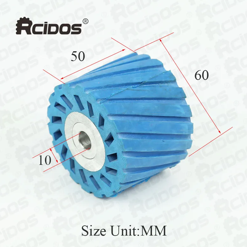 RCIDOS Rubber wheel Leather tip Side border Burnisher parts Leather polish Sands holder Drum