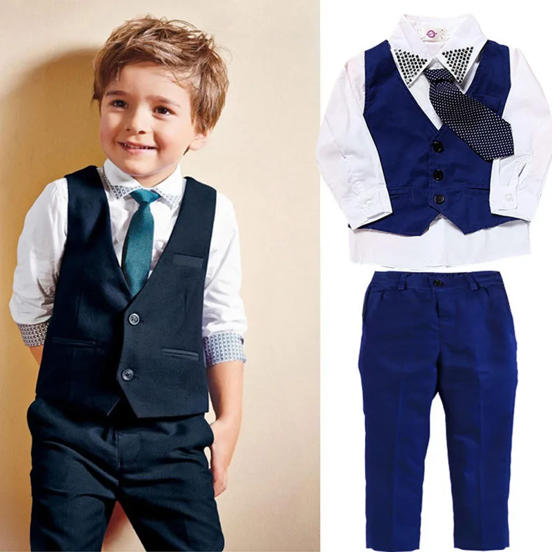 

Kids Boys Clothes Sets Gentleman Casual Handsome Fashion Children Clothing Set Spring Autumn Baby Clothes Suit 1 2 3 4 5 6 Years