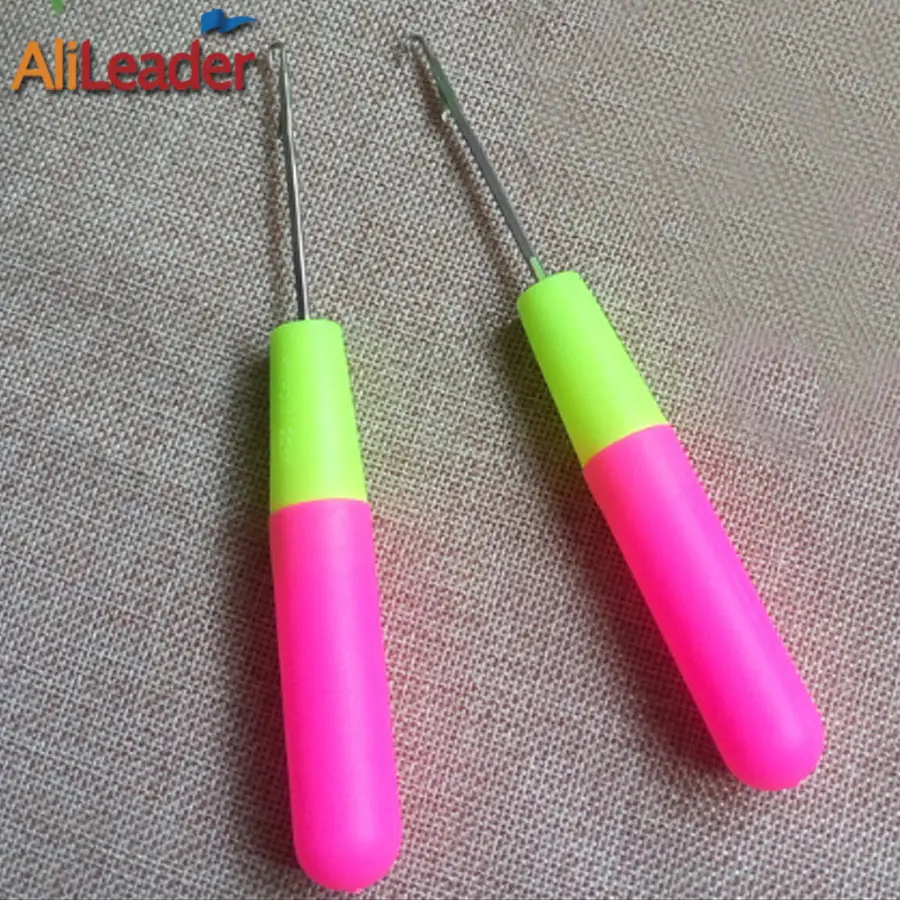 Best Selling Plastic Latch Hook Crochet Needle For Hair, 1 Piece/Lot ...