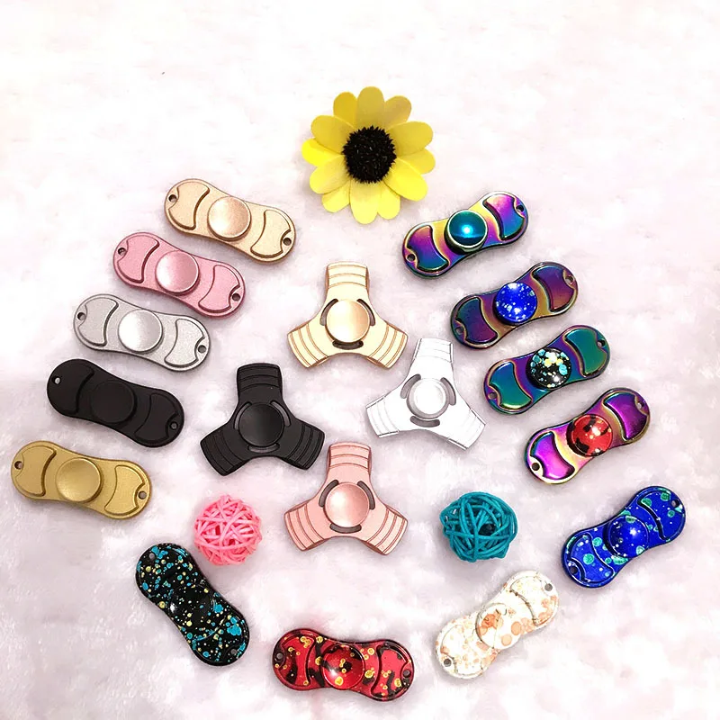 

Finger Spinner Fidget Spinner Toy Alloy EDC Hand Spinner For Autism and ADHD Anxiety Stress Relief Focus Toys