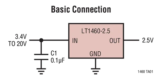 LT1460 LT1460HCS3 2.5 LT1460JCS3 Micropower Precision Series Reference Family|family| |