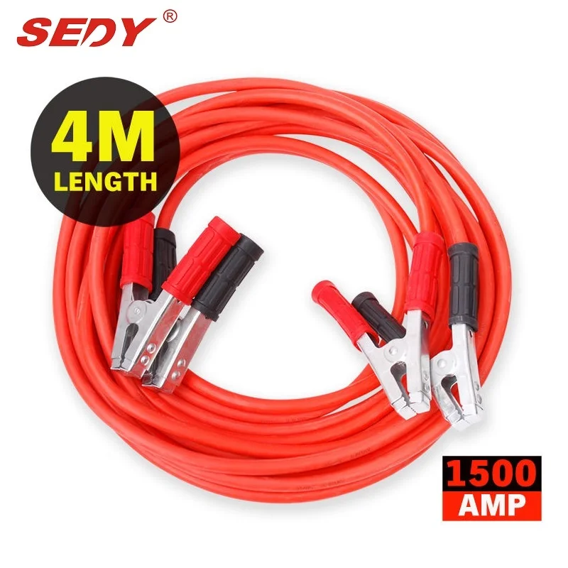 

4M 1200AMP HEAVY DUTY BATTERY JUMP START STARTER BOOSTER LEADS CABLES CAR