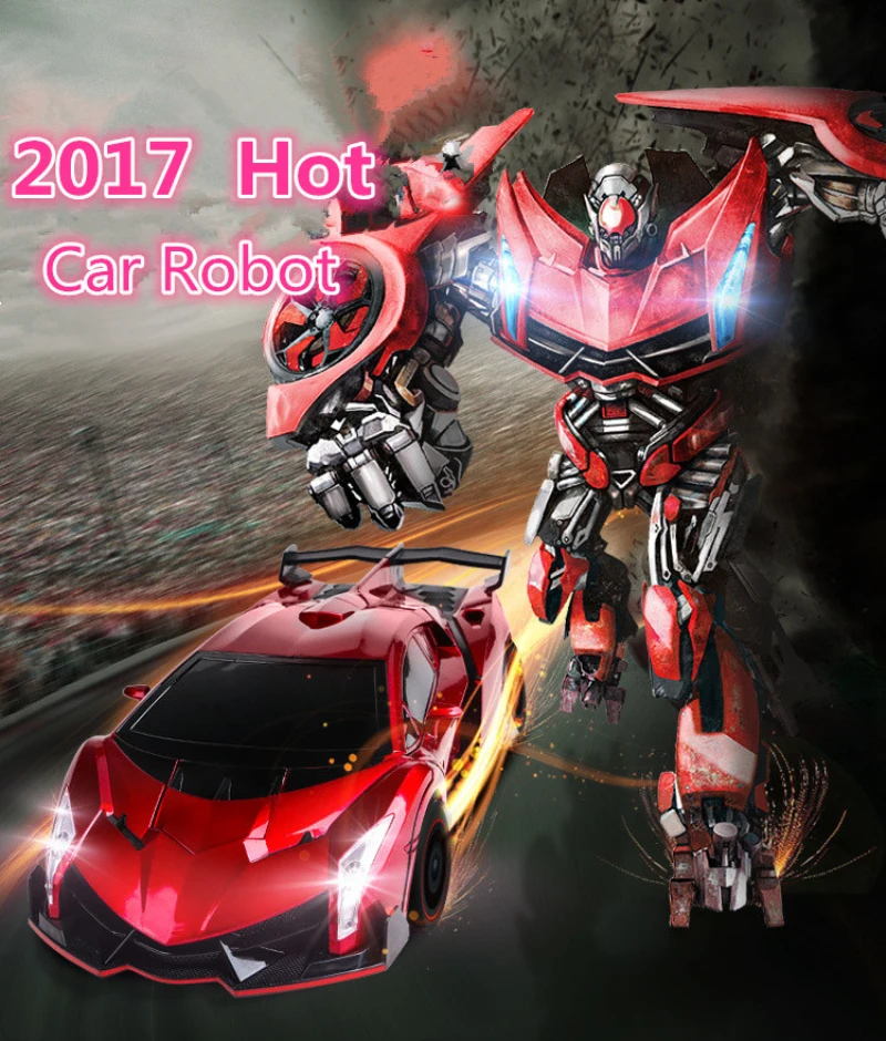 

Jia QI tt667 electric remote control car star one key deformation car robot toy with cool voice and LED light VS WS21215 robot