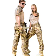 Военные фанаты, питоновый узор, камуфляжный принт, комплекты, футболки с короткими рукавами, длинные брюки, Россия, армия, мужские Тактические Зеленые костюмы для улицы