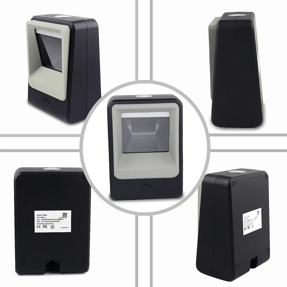1D 2D автоматический настольный сканер штрих кода Symcode USB Handsfree проводной