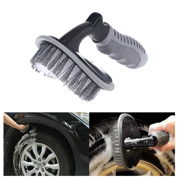 

Car Rims Tyre Cleaning Brush T-Type Multi-Functional Wheel Hub Washing Tool