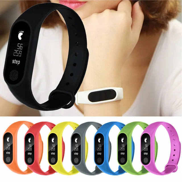 

Smart Bracelet M2 Waterproof Wristband Heart Rate Monitor Fitness Tracker Bluetooth Smart Band for Android iOS Phone Smartband
