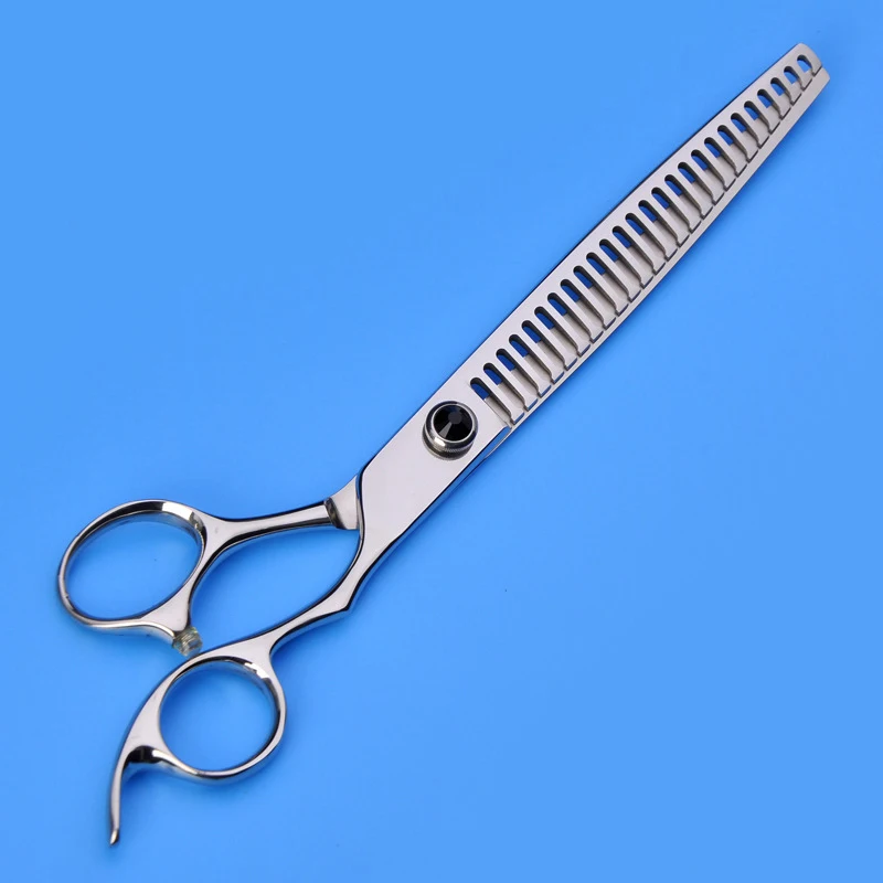 Professional 440C Stainless Steel 8inch Pet Shark Big Teeth Thinning Scissor Dog Grooming Shear