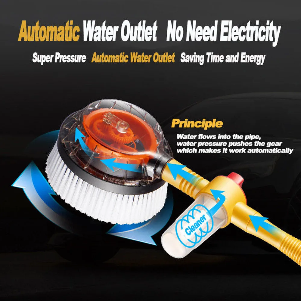 Portable Automatic Rotary Wash Brush Cleaning Foam Adjustable Cleaning Tool For Dropshipping or Wholesale #WL1