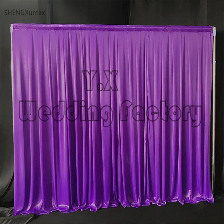 

1 Set 3m*3m Wedding Backdrop Curtain \ Stage Background With The Pipe Stand \ Stent for Photograph wall