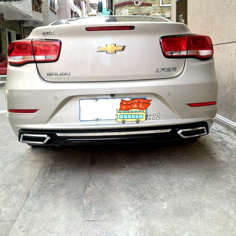 

UBUYUWANT Rear Bumper Lip Diffuser For Malibu 2015 Rear Bumper Diffuser Bumpers Protector Body kit Bumper For Chevrolet Malibu