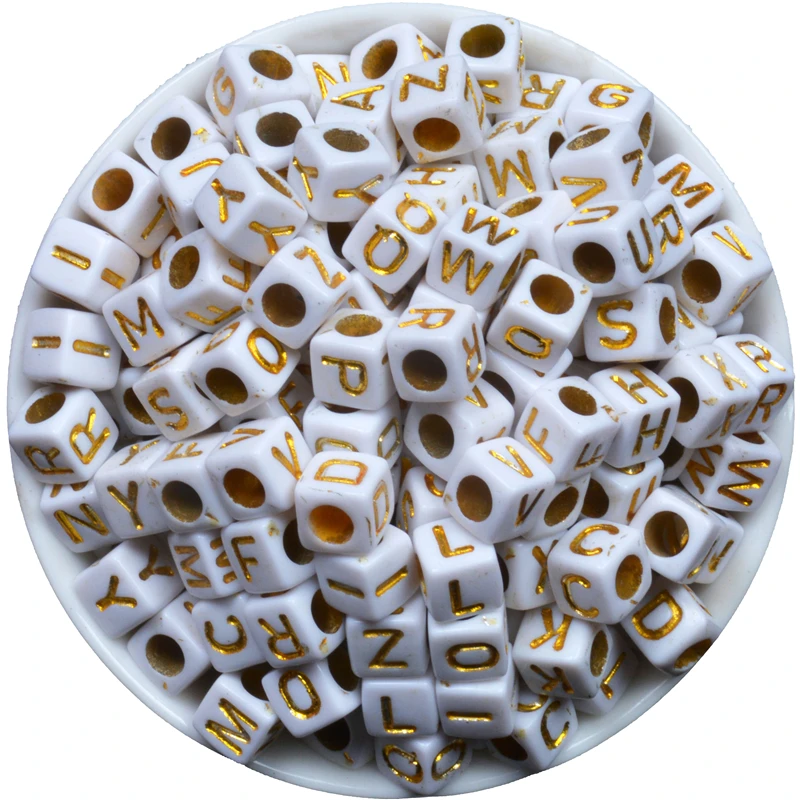 

200pcs Fashion 35 Styles Square Shape 6x6mm Mixed Colorful Acrylic Letter Beads For DIY Loom Bands Jewelry Fitting Bracelet