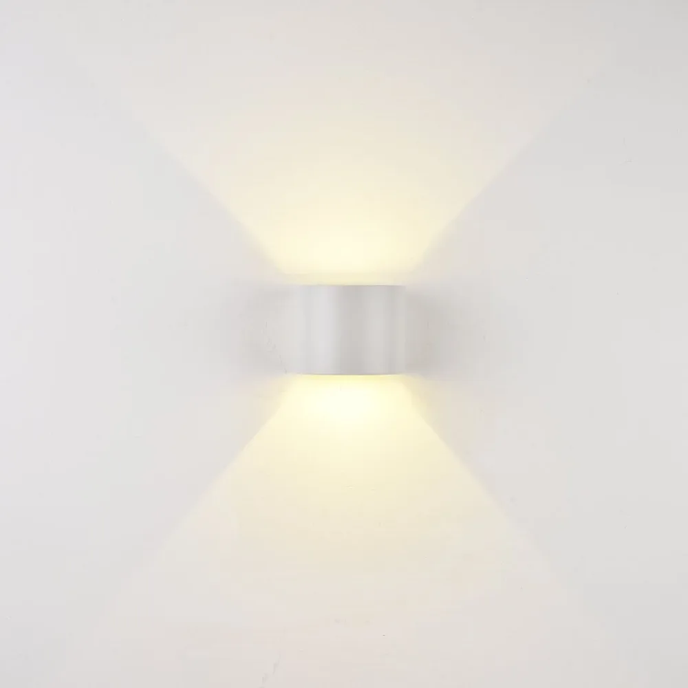

LED Aluminum Waterproof Wall Lamp 12W 85-225V 3000K Adjustable Outdoor Wall Light Warm Light Stairway Lantern
