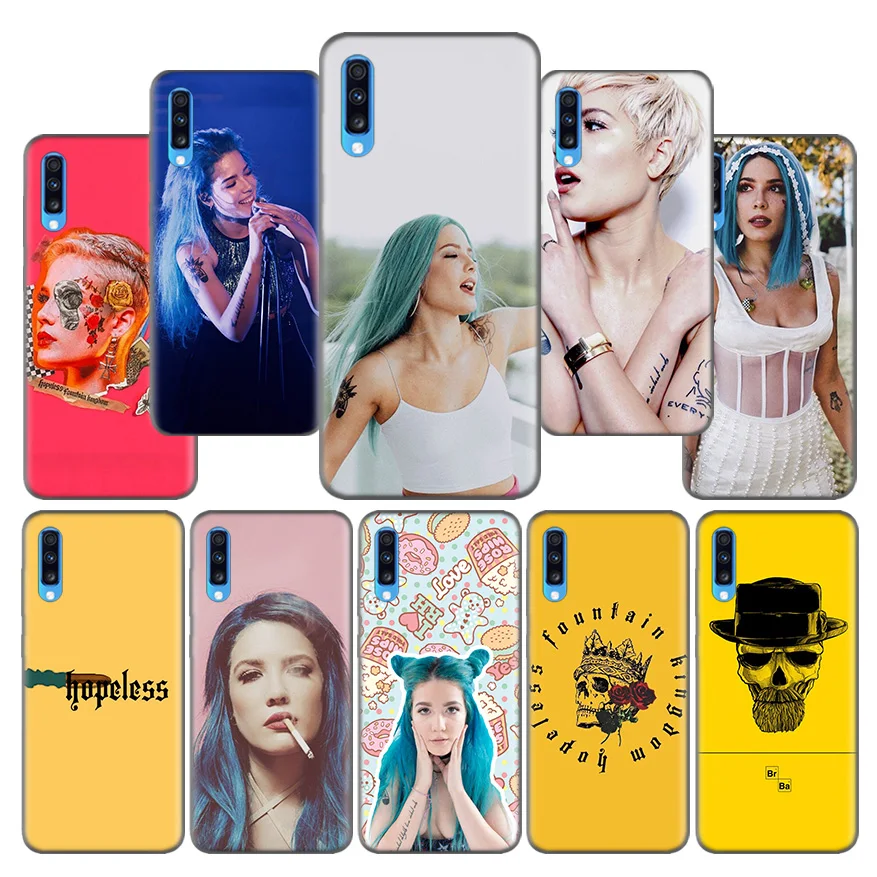 

Halsey Hopeless Fountain Kingdom Pattern Case Capa for Samsung Galaxy A10 A20 A30 A40 A50 A60 A70 A80 A20e A6 A8 A7 A9 Plus 2018