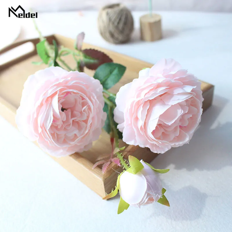 roses artificial flowers peony  wedding  (30)